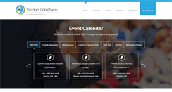 Desktop Screenshot of paradigmglobalevents.com
